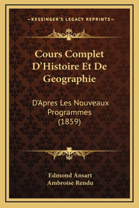 Cours Complet D'Histoire Et De Geographie