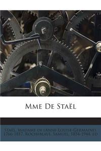 Mme De Staël