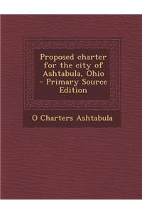 Proposed Charter for the City of Ashtabula, Ohio