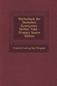 Worterbuch Der Deutschen Synonymen, Dritter Vabd