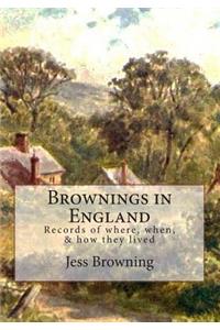 Brownings in England