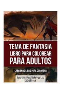 Tema de Fantasia Libro Para Colorear Para Adultos