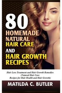 80 Homemade Natural Hair Care and Hair Growth Recipes