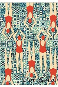 Lady Pattern Dot Grid Notebook: Dot Grid Pages