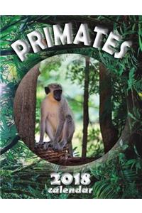 Primates 2018 Calendar (UK Edition)