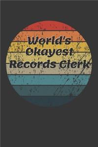 World's Okayest Records Clerk Notebook