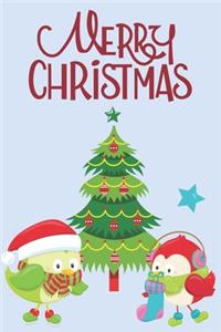 Christmas Notebook, Cute bird