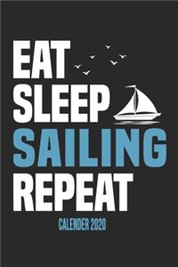 Eat Sleep Sailing Repeat Calender 2020
