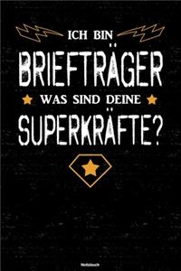 Ich bin Briefträger was sind deine Superkräfte? Notizbuch