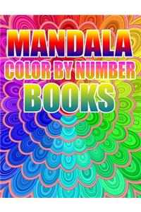Mandala Color by Number Books