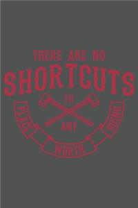 There Are No Shortcuts To Any Place Worth Going