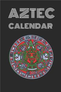 Aztec Calendar Lined Notebook