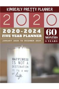 5 Year Planner 2020-2024