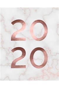 2020 - Weekly + Monthly Planner - January 2020 - December 2020