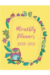 Monthly Planner 2020-2021