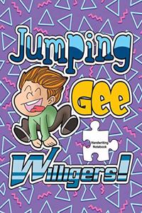 Jumping Gee Willigers Handwriting Notebook