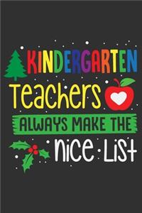 Kindergarten Teachers Always Make The Nice List