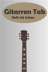 Gitarren Tab Heft 110 Seiten