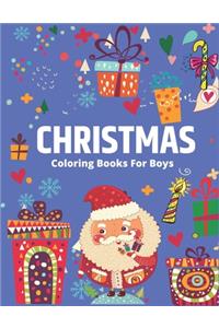 Christmas Coloring Book for Boys