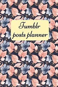 Tumblr posts planner