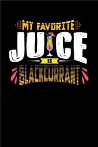 My Favorite Juice Is Blackcurrant