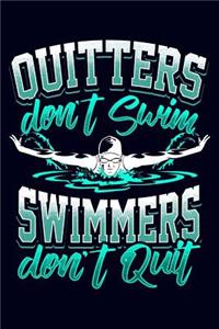Quitters Don't Swim and Swimmers Don't Quit