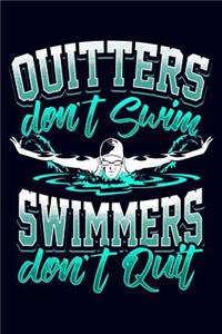 Quitters Don't Swim and Swimmers Don't Quit