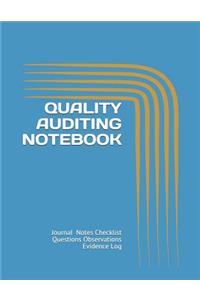 Quality Auditing Notebook
