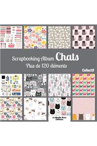 Scrapbooking album chats 21 x 21 cm