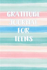 Gratitude Journal for Teens
