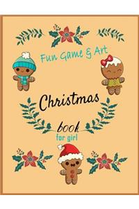Christmas Fun Game and Art Book for Girls