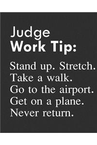 Judge Work Tip