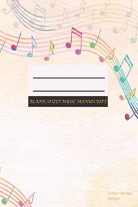 Blank Sheet Music Manuscript
