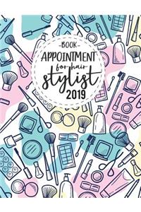 Appointment Book for Hair Stylist 2019