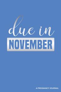 Due in November a Pregnancy Journal