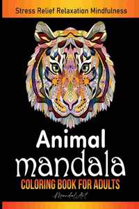 Animal Mandala Coloring Book for Adults