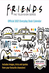 Friends 2021 Desk Block Calendar - Official Desk Block Format Calendar