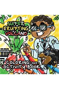 Volcano Coloring and Activity Book