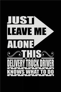 Just Leave Me Alone This Delivery Truck Driver Knows What To Do