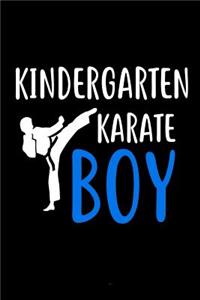 Kindergarten Karate Boy
