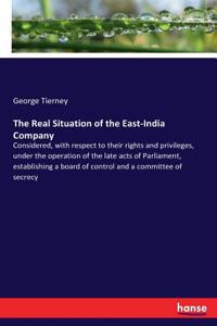Real Situation of the East-India Company