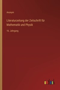 Literaturzeitung der Zeitschrift für Mathematik und Physik