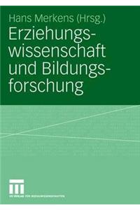 Erziehungswissenschaft Und Bildungsforschung