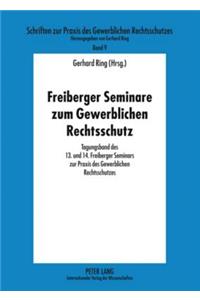 Freiberger Seminare Zum Gewerblichen Rechtsschutz