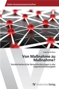 Von Maßnahme zu Maßnahme?
