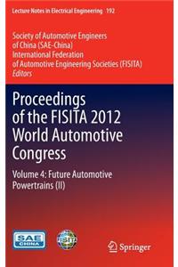Proceedings of the Fisita 2012 World Automotive Congress