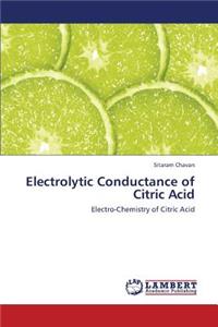 Electrolytic Conductance of Citric Acid