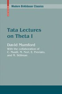 Tata Lectures on Theta: No. 3 (Progress in Mathematics)