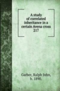 study of correlated inheritance in a certain Avena cross