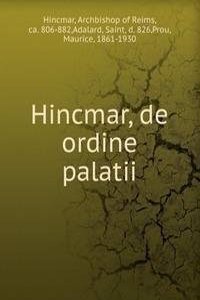 Hincmar, de ordine palatii